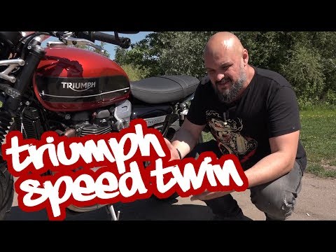 Видео: Triumph Speed Twin 2019. Между Thruxton и Bonneville #МОТОЗОНА №59