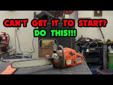 Видео: Бензопила Husqvarna 455 не заводится
