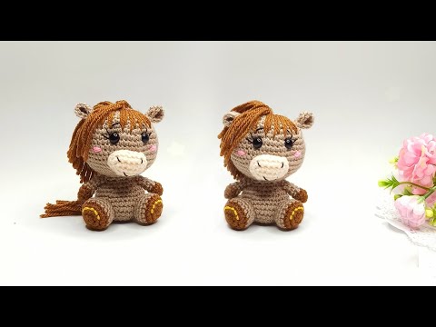 Видео: Очень легко и просто 🌿Как вязать маленькую ЛОШАДКУ крючком🌿Пони амигуруми🌿