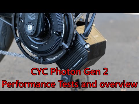 Видео: Тесты и обзор производительности CYC Photon Gen 2. Подъём в гору и максимальная скорость при 52 В...