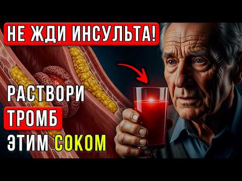Видео: Главный ВРАГ Тромбов НАЙДЕН! 1 стакан этого красного сока, и кровь станет жидкой как родниковая вода