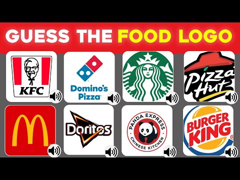 Видео: Угадай логотип ресторана быстрого питания 🍔 | Викторина по логотипу еды | Угадай звук логотипа
