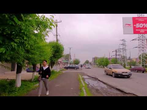 Видео: Жалал-Абад, прогулка по СМУ-городок, ул. Красина