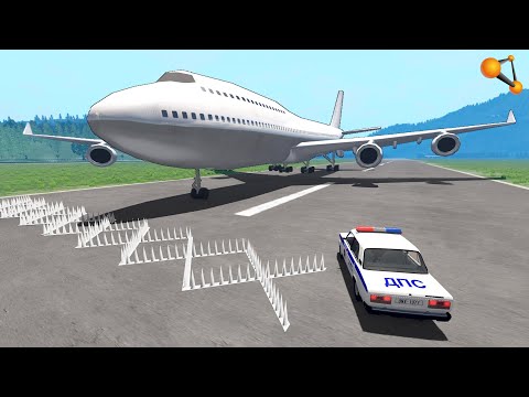 Видео: ЗАХВАТ САМОЛЕТА! ПРИКАЗ ОСТАНОВИТЬ НА ВЗЛЁТЕ | BeamNG.drive