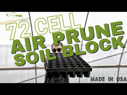 Видео: Воздушный лоток для чернослива на 72 ячейки, произведенный в США фермером Bootstrap
