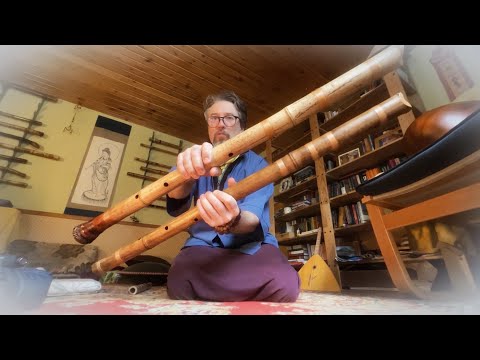 Видео: Обзор двух больших флейт Хотику 3.2