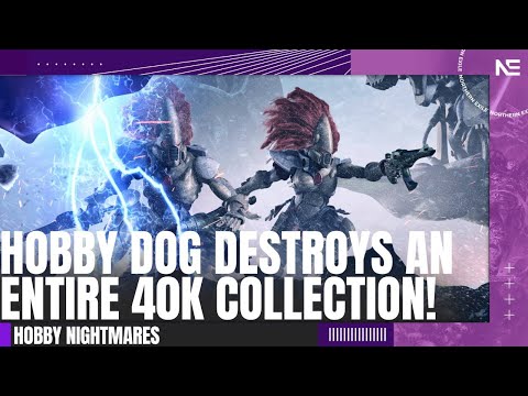 Видео: Милый пес-хобби УНИЧТОЖИЛ ВСЮ КОЛЛЕКЦИЮ Warhammer 40,000!
