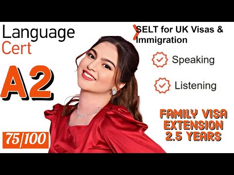 Видео: LanguageCert A2 SELT (Разговорная речь и аудирование) || Продление супружеской визы || Тест на ау...