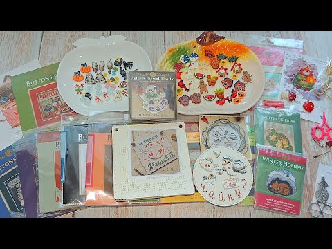 Видео: Обо Всём: Готовые работы, покупки, процессы, пуговки.