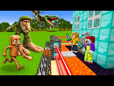 Видео: ВСЕ ИТАЛЬЯНСКИЕ МЕМЫ ПРОТИВ ЗАЩИЩЕННОГО ДОМА КЛОУНА И ХЭДИ В МАЙНКРАФТ 😱