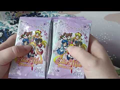 Видео: Китайские Коллекционные Карточки по аниме Сейлор Мун. Дисплей.