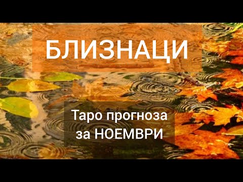 Видео: БЛИЗНАЦИ ♊ Таро🍁НОЕМВРИ 2024 #tarot #хороскоп #рийдинг #близнаци #tarotreader #taro