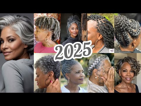 Видео: 😱Последние естественные прически для пожилых чернокожих женщин‼️Так элегантно и стильно🔥#1млнпрос...