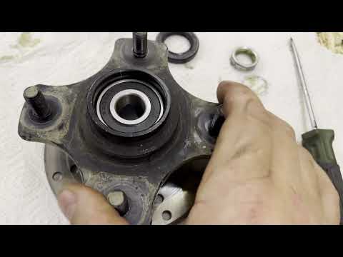 Видео: Kayo au300 и au180 ступица (размеры сальников и подшипников) .