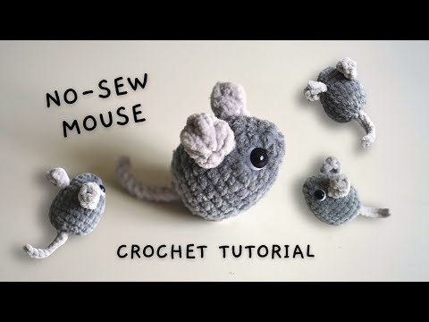 Видео: Мастер-класс по вязанию крючком мышки: SIR SQUEAK! · Простая схема амигуруми для начинающих без ш...