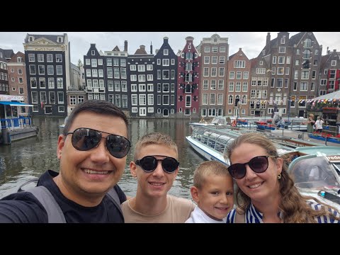 Видео: Разходка до Нидерландия. Столицата Амстердам - град на канали, колелета и изкушения. 