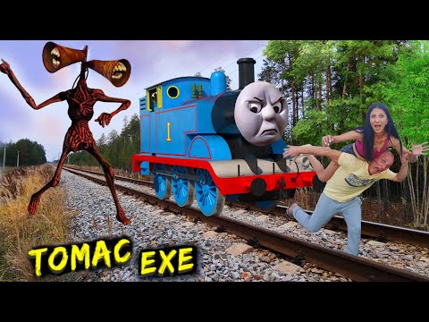 Видео: ПАРОВОЗИК ТОМАС похитил ЮЛЮ! Логово Паровозика Томаса. ТОМАС.EXE против Сиреноголового // юс шоу