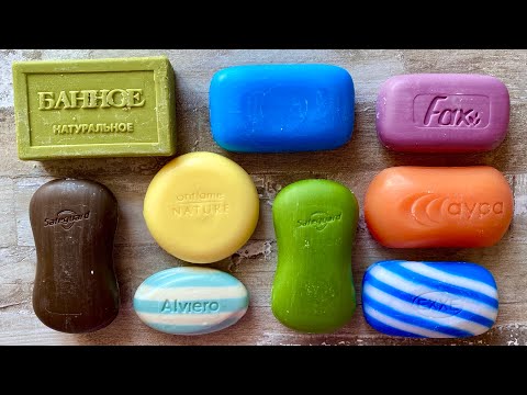 Видео: ASMR Soap cutting | Soap Carving|Резка мыла  | ASMR