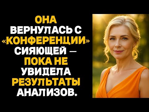 Видео: Она вернулась с «конференции» сияющей — пока не увидела результаты анализов.
