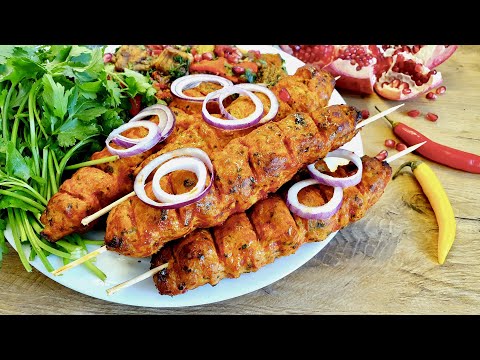 Видео: Самые вкусные и сочные Кебабы из курицы в духовке // Курица, которая понравится всем! #люлякебаб