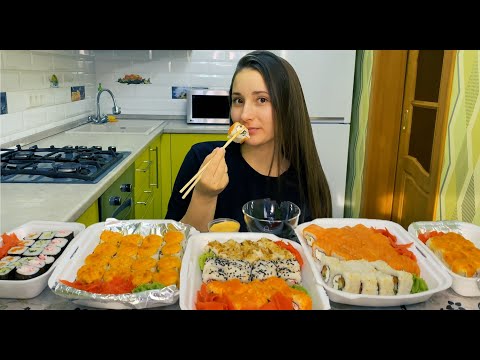 Видео: 100 РОЛЛОВ!!!СМОГУ ЛИ?/MUKBANG