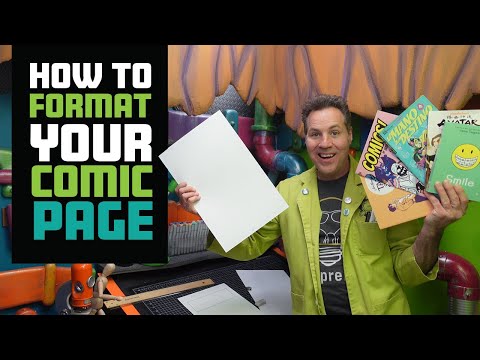 Видео: Как отформатировать страницу комикса