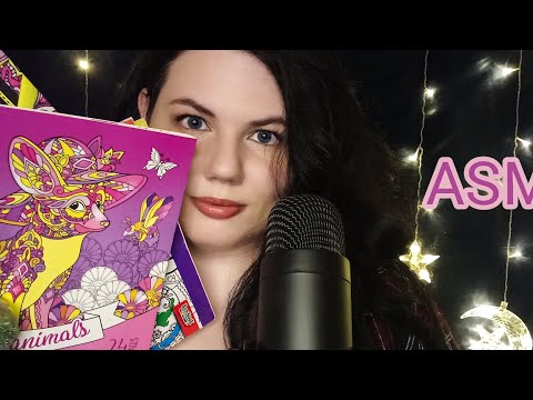 Видео: АСМР болталка "антистресс раскраски" 🖌️😍🥱💤 Antistress-coloring book #асмрдлясна