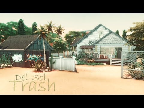 Видео: The Sims 4: Строительство | Del-Sol Trash