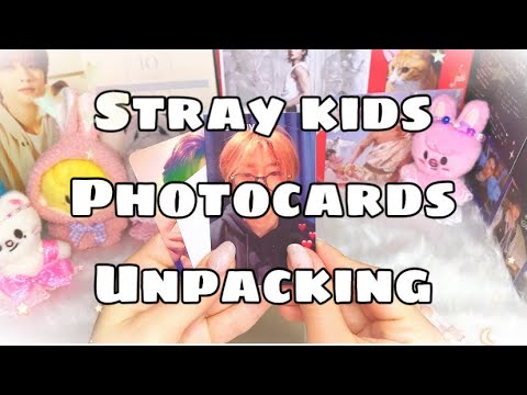 Видео: распаковка карт stray kids, немного twice, p1harmony, одежда для скзу | kpop pc orders unboxing