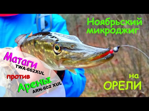 Видео: Ноябрьский микроджиг на Орели. Матаги против Арены
