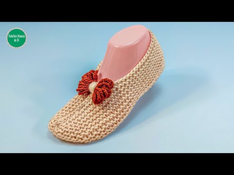 Видео: Тапочки в простом и легком вязании