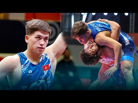 Видео: ДҮЙНӨ ЧЕМПИОНАТЫ U23: Ырыскелди Хамзаев -  Mihajlo ALEMPIJEVIC  | 1/8 ФИНАЛ
