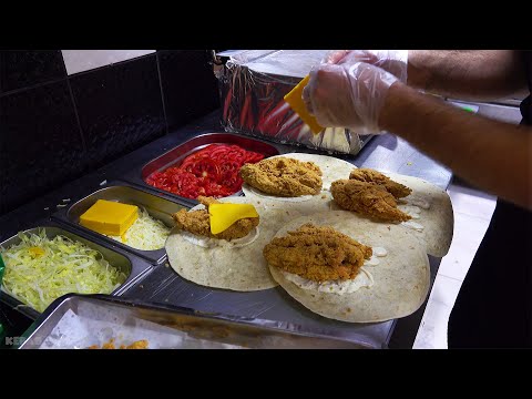 Видео: Шаурма по-сирийски и жареный цыпленок | Турецкая уличная еда