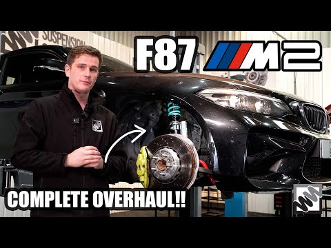 Видео: ТРАНСФОРМАЦИЯ ПОДВЕСКИ BMW F87 M2 МОДЕРНИЗАЦИИ
