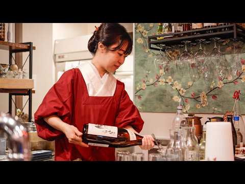 Видео: Японский ресторан «Обанзай», которым управляет женщина в кимоно по имени «Оками» в Токио.
