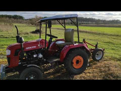 Видео: Пахота минитрактором Шифенг Закрытие сезона 2020 (Оранка)