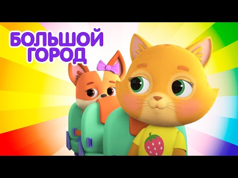 Видео: Мультик 🐶🐱  КОШЕЧКИ-СОБАЧКИ - ⏰  Малыши в Большом Городе 🚍 Сборник 🎬