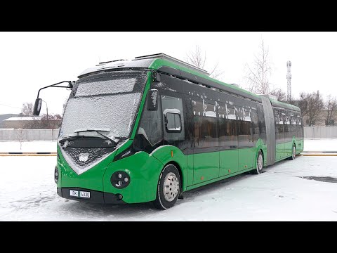 Видео: Два новых электробуса после тестирования начнут курсировать по  маршрутам Гомеля