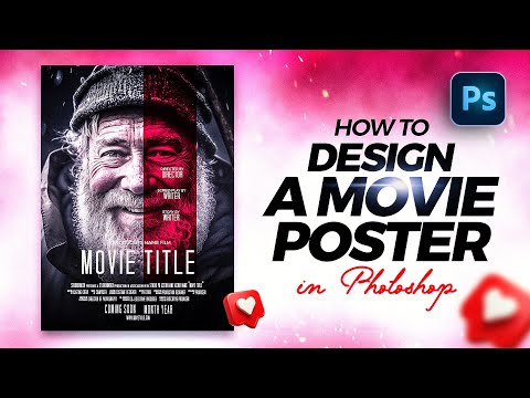 Видео: Дизайн постера к фильму в Photoshop + БЕСПЛАТНАЯ ЗАГРУЗКА PSD