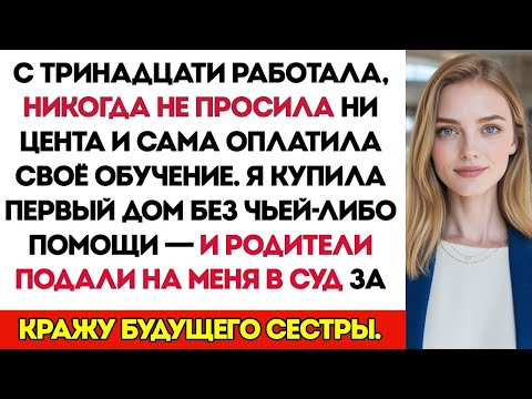 Видео: Мои родители подали на меня в суд… за то, что я купила дом  Они хотели, чтобы его отдали моей се