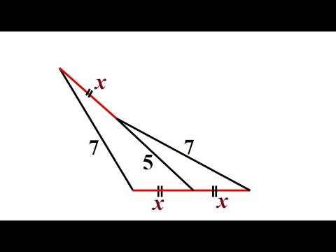 Видео: Найти длину отрезка Х. 
