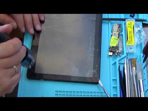 Видео: Замена тачскрина на планшете Digma Optima 1507 3G (TS1085MG)