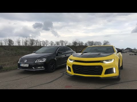 Видео: ДЕРЗКИЙ ОЛЕГ вышел на охоту! Passat 3.6 vs Camaro 3.6, BMW 535i