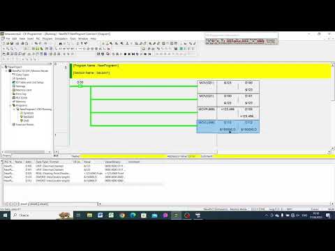 Видео: Команды пересылки данных в CX-Programmer (MOV, XFER, BSET)
