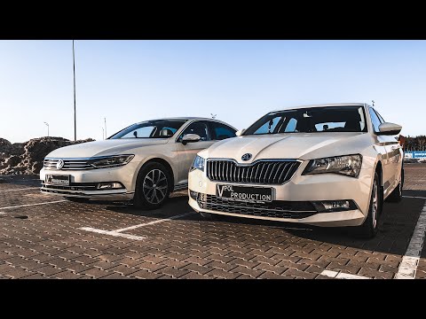 Видео: Volkswagen Passat 2.0 TDI vs Skoda Superb 1.8 TSI. Кто же лучше?