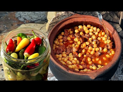 Видео: Лучший рецепт острого маринованного перца | Нут с говядиной, приготовленной на рагу