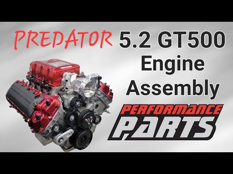 Видео: Сборка двигателя: Predator 5.2 GT500 с деталями для повышения производительности. Пошаговое руков...