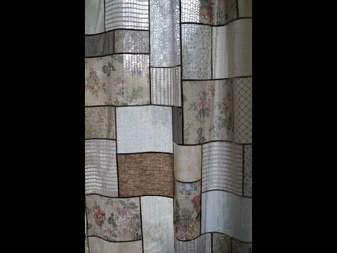 Видео: Лоскутная штора в технике ПОЯГИ
