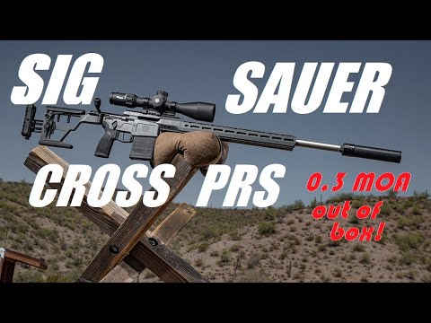 Видео: Винтовка Sig SAUER CROSS PRS. Спортивный снаряд прямо из коробки. Вы будете удивлены!