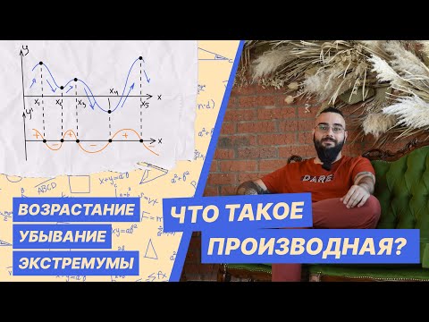 Видео: Что такое производная? Применение производной к исследованию функции